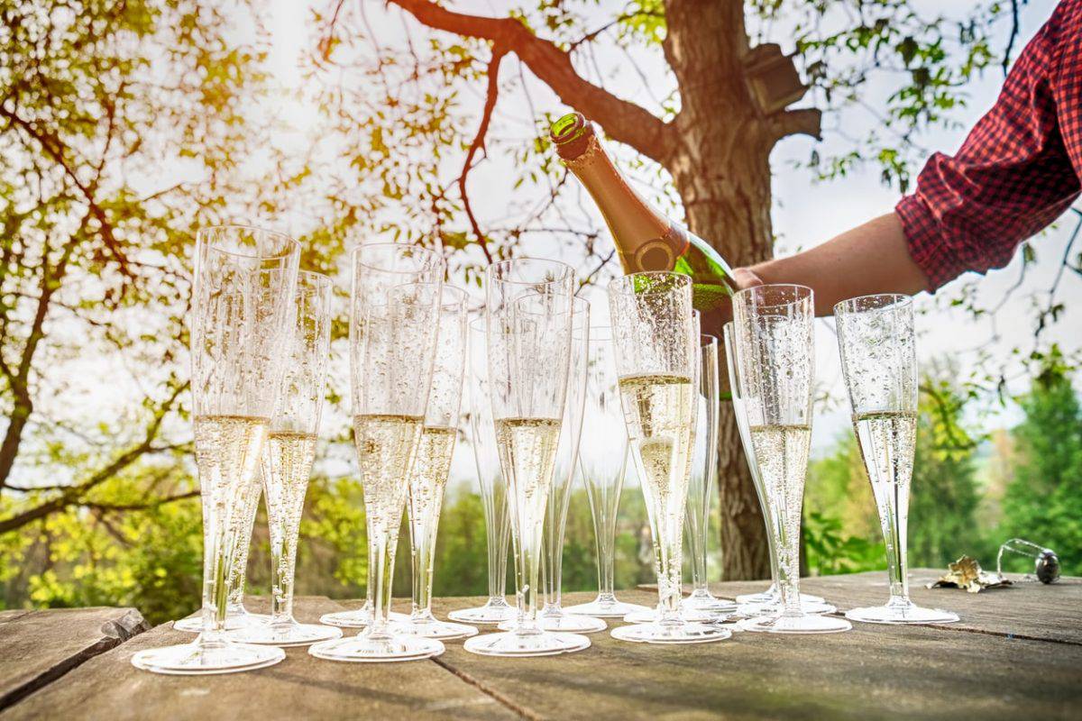 Having your wedding outside - talk to Inspiring Wines for your Wedding Wine